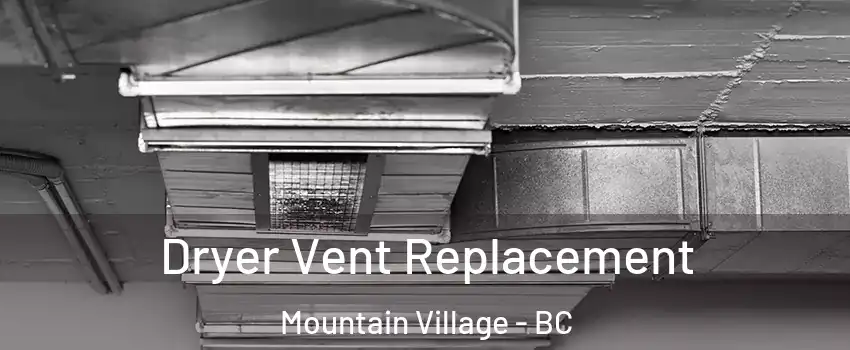  Dryer Vent Replacement Mountain Village - BC