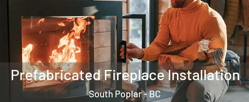  Prefabricated Fireplace Installation South Poplar - BC